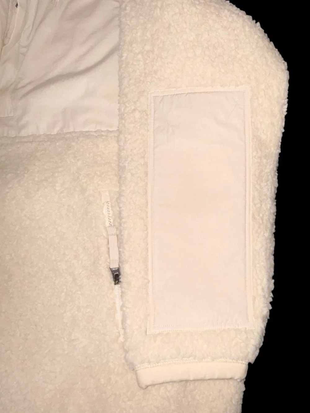Polo Ralph Lauren Hybrid Half-Zip Men's Cream Sherpa Pullover XXL NWT